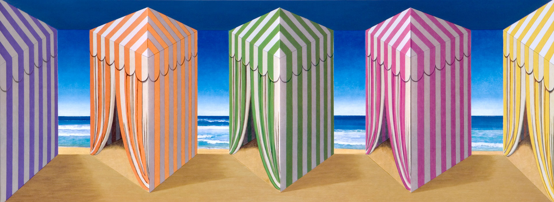 In Tents <p>2005 | Edition 45 | 44.5 x 96 x 15 cm / 17½ x 37¾ x 6 in</p>
