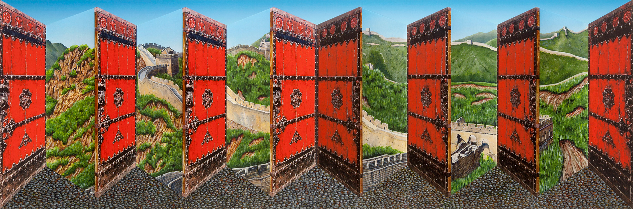 Great Wall <p>2016 | Edition 50 | 46 x 113 x 16 cm / 18¼ x 44½ x 6¼ in</p>
