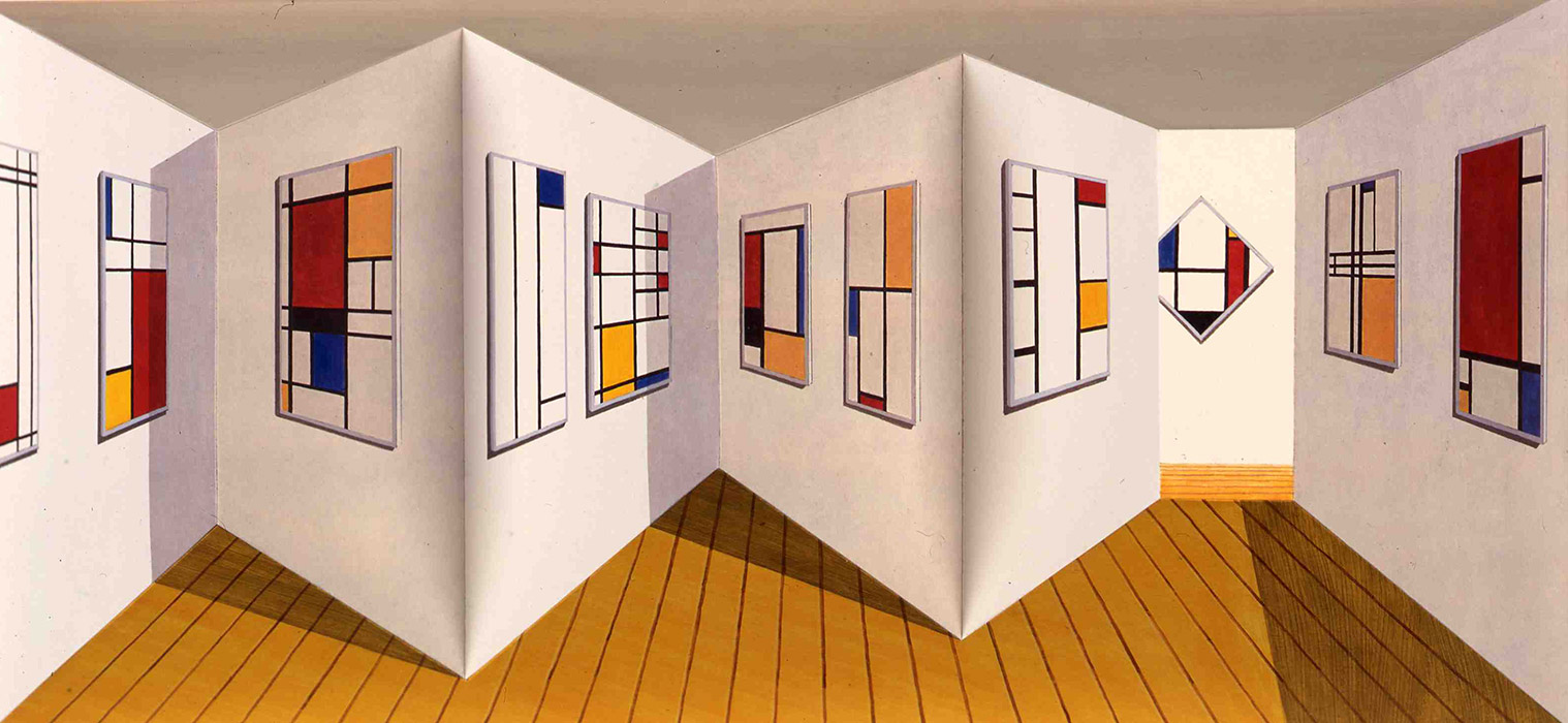 Mondrians <p>1998 | Edition 35 | 40 x 75 x 20 cm / 16 x 30 x 8 in</p>
