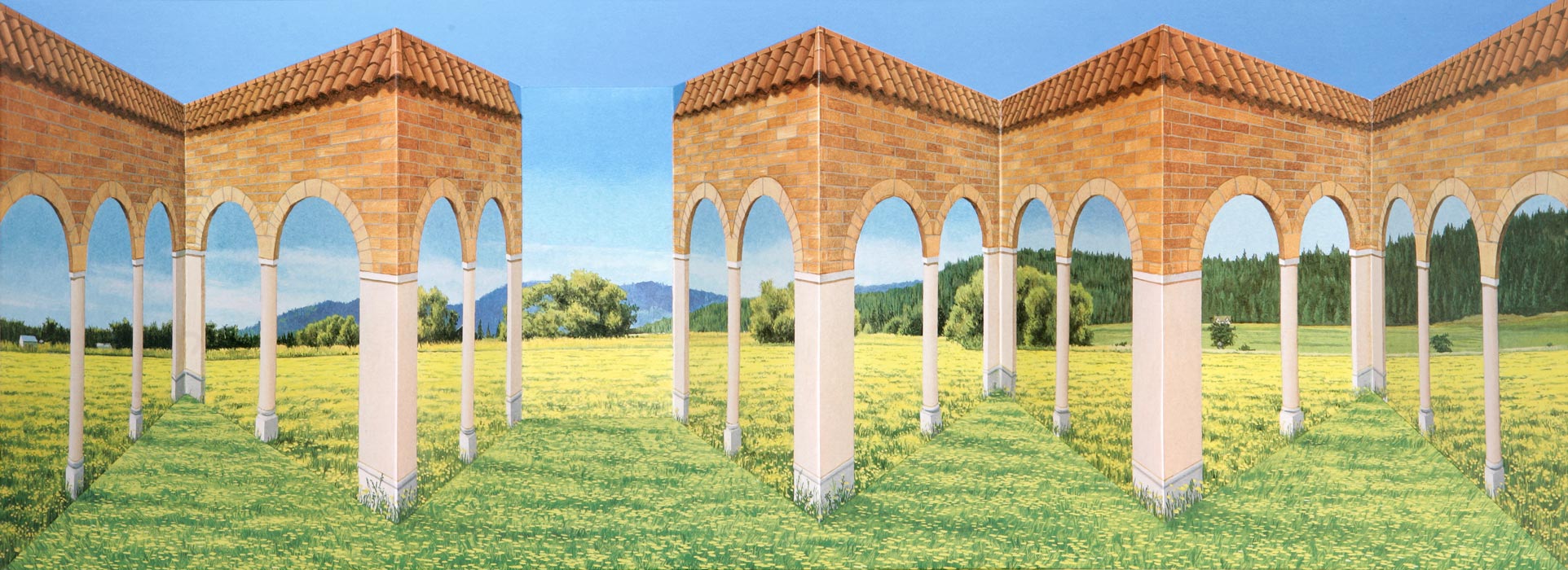 Gazebo <p>2005 | Edition 45 | 43 x 95 x 18.5 cm / 17 x 37½ x 7½ in</p>
