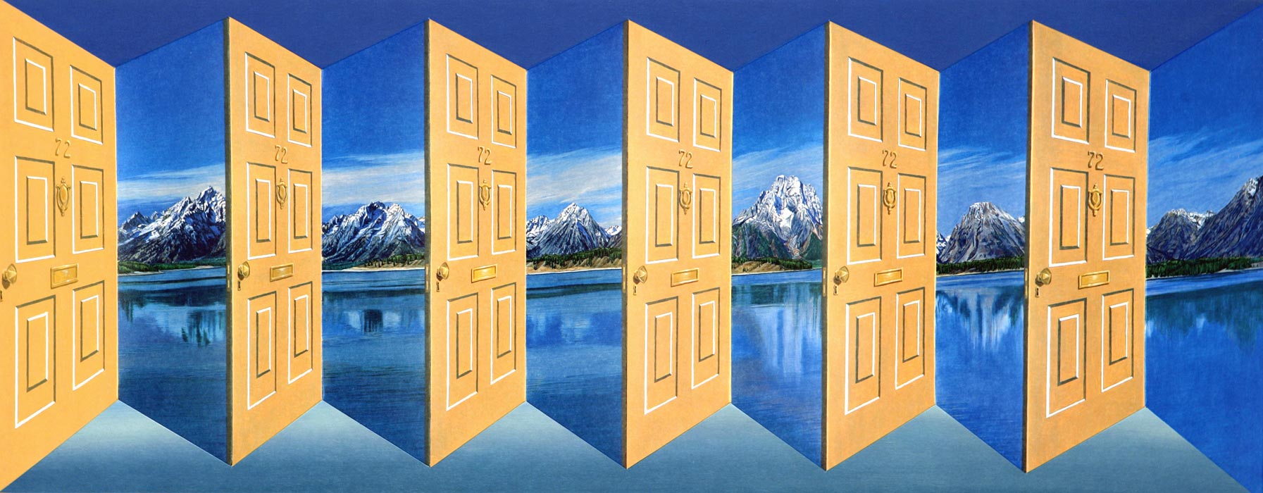 Grand Tetons <p>2006 | Edition 45 | 46.5 x 97 x 14.5 cm / 18¼ x 38¼ x 5¾ in</p>
