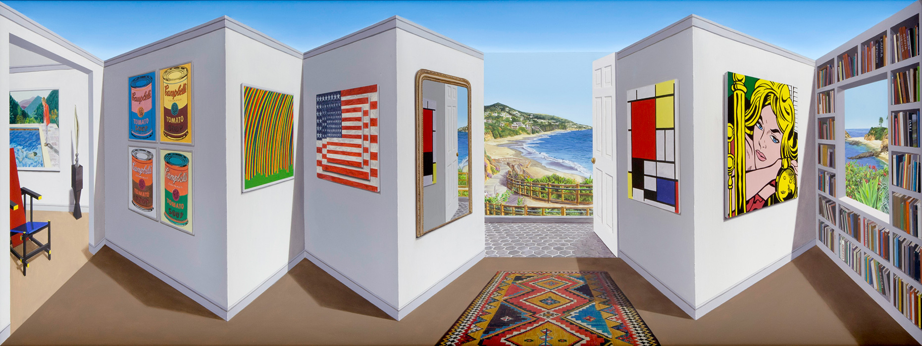 California Dreams <p>2016 | 42 x 132 x 18 cm / 16½ x 52 x 7⅛ in</p>
