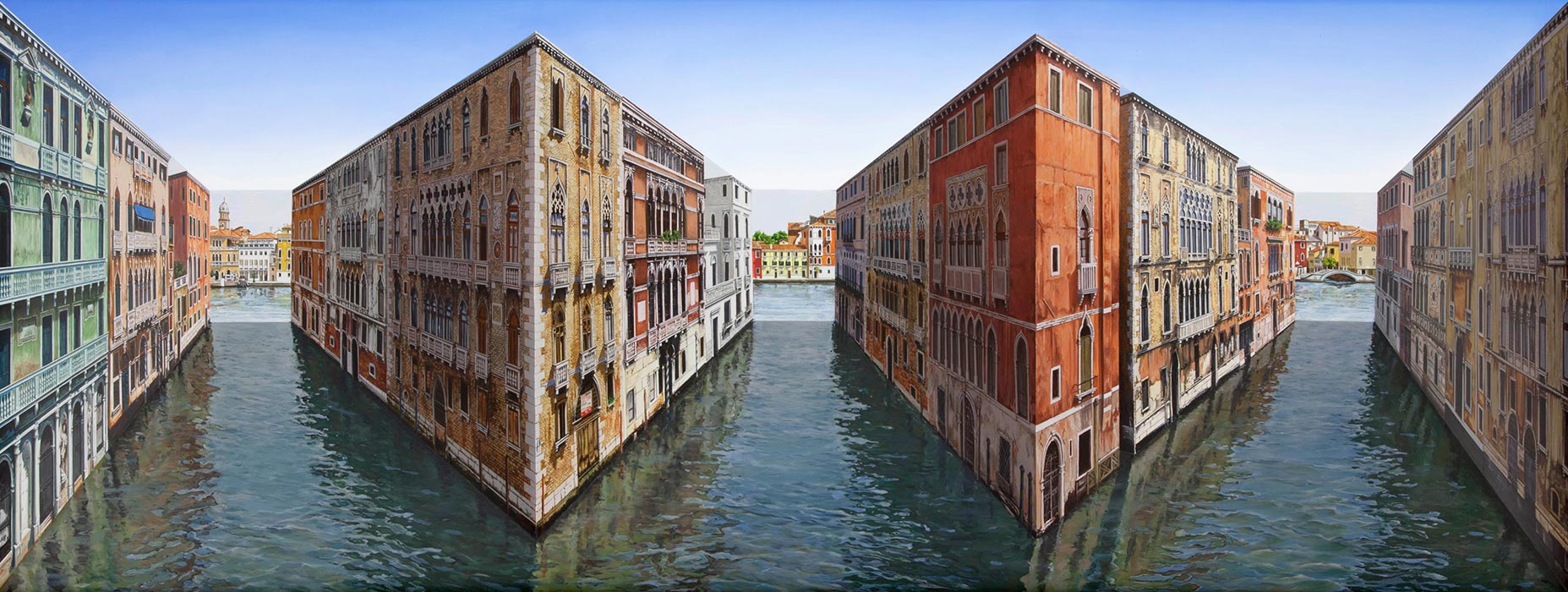 Velvety Venice <p>2016 | 65 x 173 x 24 cm / 25⅝ x 68⅛ x 9½ in</p>
