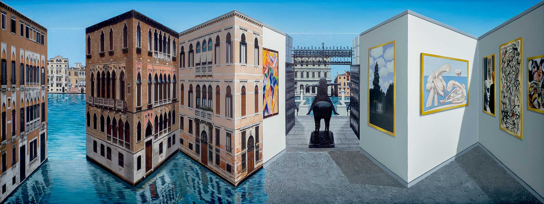 Peggy in Venice <p>2020 | Edition 5 | 48.3 x 128 x 18 cm / 19 x 50 x 7 in</p>
