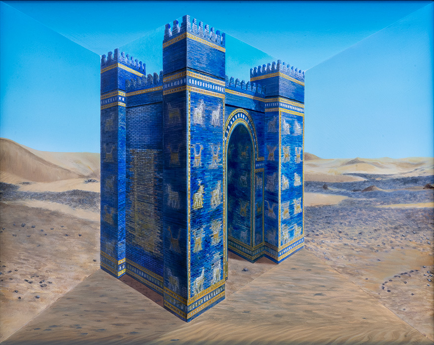 The Ishtar Gate <p>2023 | 67.1 x 80.6 x 23 cm / 26 ½ x 31 ¾ x 9 in.</p>
